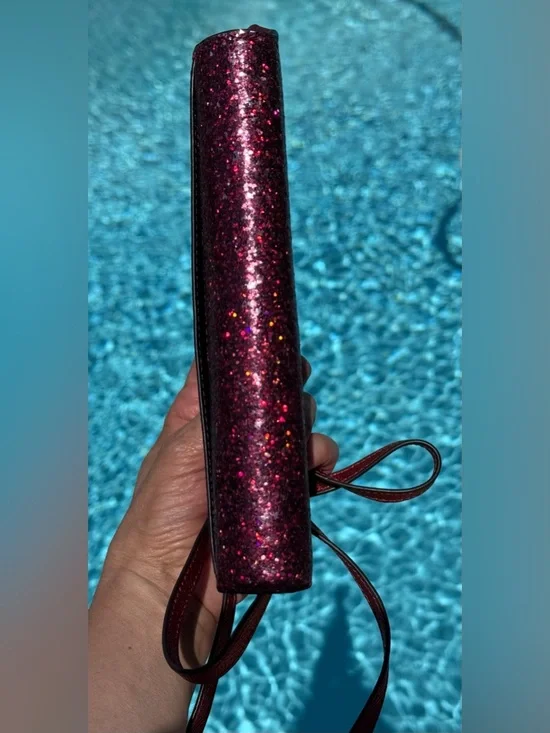 Coach Hayden  Crossbody Clutch in Ruby glitter NWOT - Picture 13 of 16